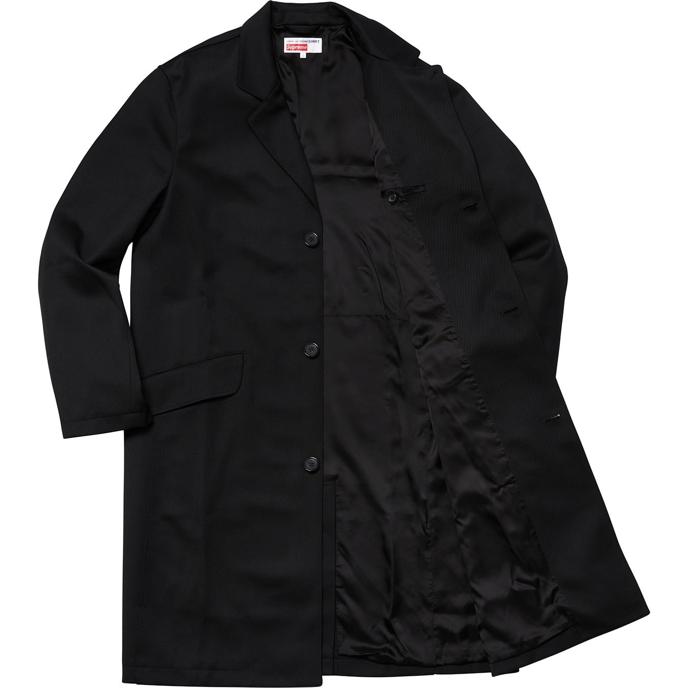 Supreme®/Comme des Garçons SHIRT® Wool Overcoat view 3